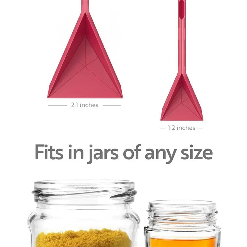 Set of 2 Versatile Adjustable Flat 3-in-1 Measuring Spoons for Precise Kitchen, Baking, and Laboratory Measurements